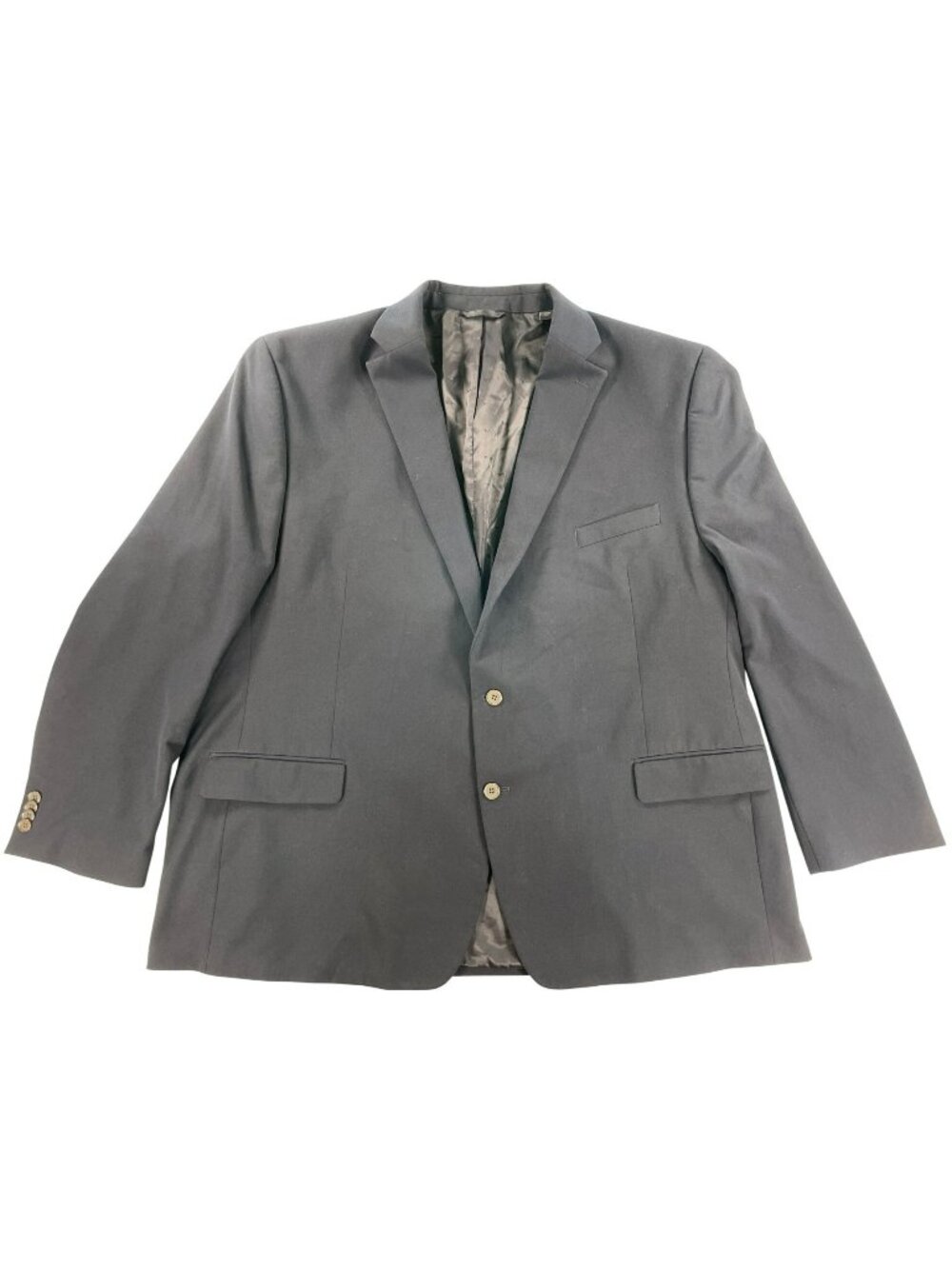 Michael Kors Navy Blue Blazer Two-Button Fully Lined Men's Size 56L NEW